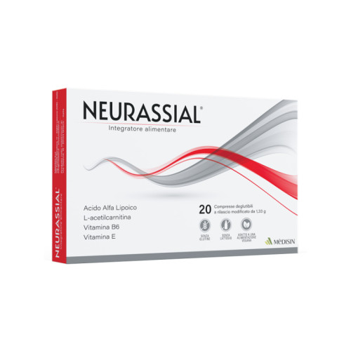 Neurassial 20 compresse 1,33 g senza glutine senza lattosio