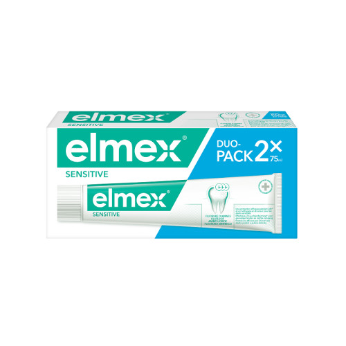 Elmex sensitive dentifricio bitubo 2x75 ml
