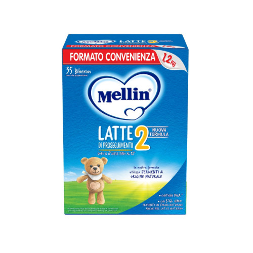 Mellin 2 latte polvere 1,2 kg