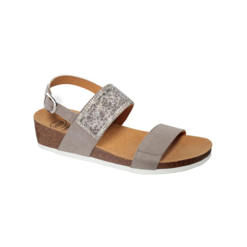 Cecilia sand microstrass-w grey bioprint freetime microfibra microfibra eva f 37 collezione ss20