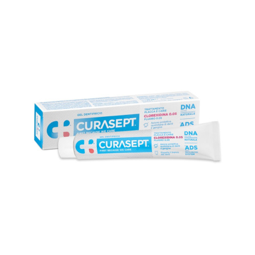 Curasept dentifricio 0,05 75 ml ads+dna