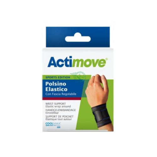 Actimove sports edition polsino elastico con fascia regolabile universale