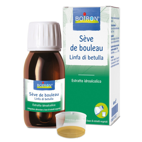 Linfa di betulla seve de bouleau boiron estratto idroalcolico 60 ml