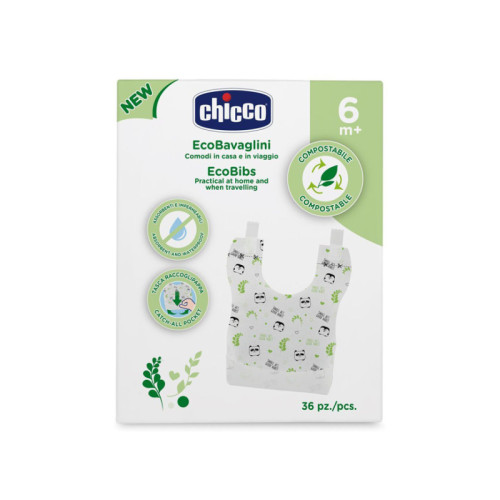 Chicco bavaglini monouso compostabili 36 pezzi