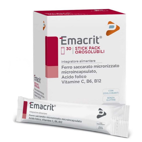 Emacrit orosolubile 30 stick pack