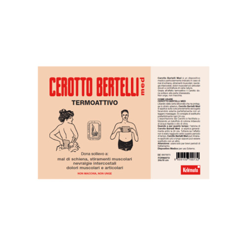 Bertelli cerotto med grande 24 x 16 cm
