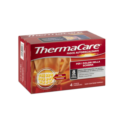 Fascia autoriscaldante a calore terapeutico thermacare schiena 4 pezzi