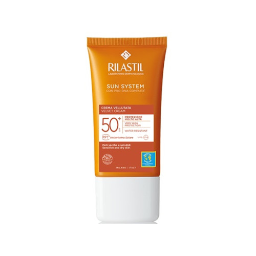 Rilastil sun system photo protection terapy spf 50+ crema vellutante 50 ml