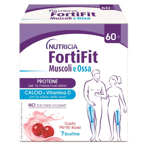 Fortifit muscoli&ossa mirtillo rosso 7 bustine
