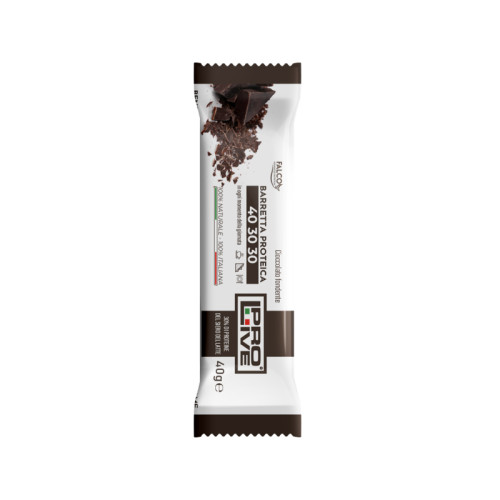 Prolive 40 30 30 barretta proteica cioccolato fondente 40 g