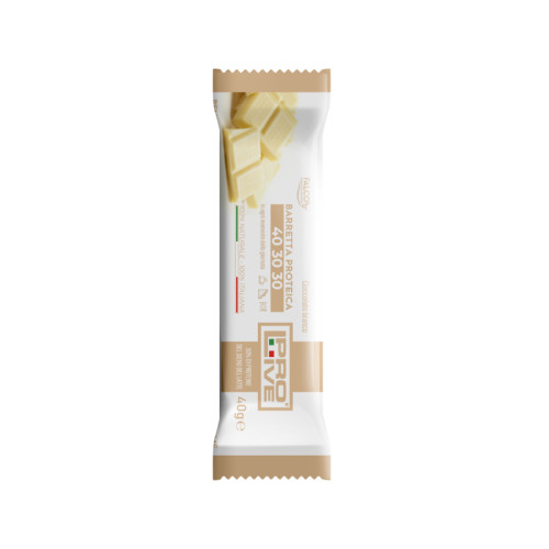 Prolive 40 30 30 barretta proteica cioccolato bianco 40 g