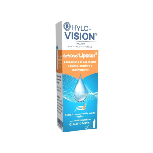 Hylovision safe drop lipocur collirio 10 ml