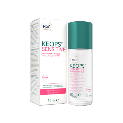Roc keops deodorante roll-on 48h sensitive 30 ml