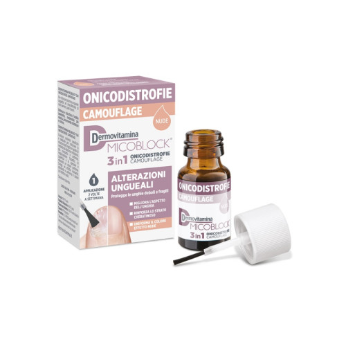 Dermovitamina micoblock 3 in 1 onicodistrofie camouflage 8 ml nude