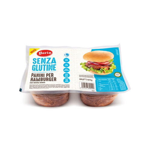 Doria panini hamburger 4x75 g