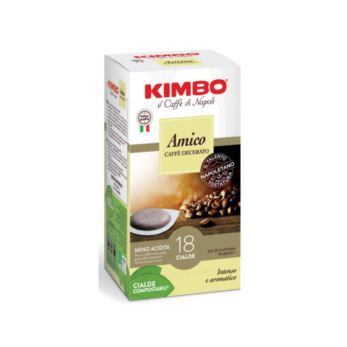 Kimbo amico caffe' torrefatto e decerato 18 cialde 7 g