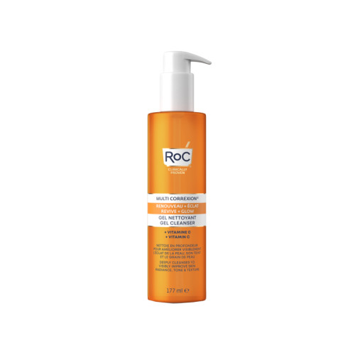 Roc multi correxion revive + glow gel detergente