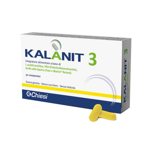 Kalanit 3 30 compresse da 1475 mg senza glutine, senza lattosio, senza zuccheri