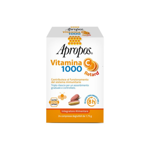 Apropos vitamina c 1000 a rilascio prolungato 24 compresse deglutibili