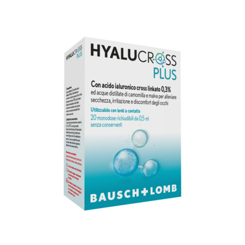 Hyalucross plus 20 flaconcini monodose da 0,5 ml