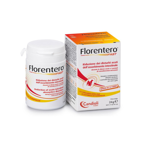Florentero fast barattolo da 12 compresse appetibili da 2 g