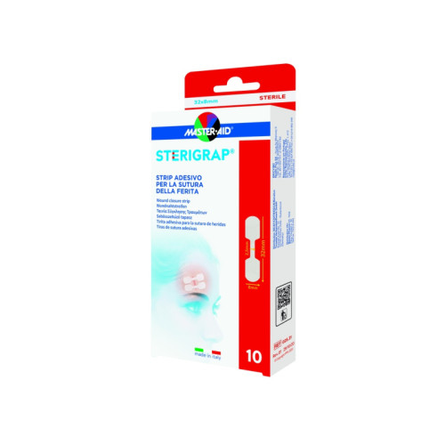 Master-aid sterigrap strip adesivo sutura ferite 32x8 mm 10 pezzi
