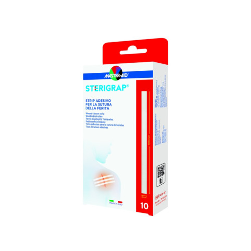 Master-aid sterigrap strip adesivo sutura ferite 100x6 mm 10 pezzi
