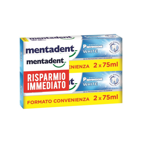 Mentadent p white bit 2 x 75 ml