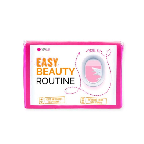 Veralab easy beauty routine wonder c olio denso 30 ml + acqua micellare 50 ml + luce liquida 50 ml + wonder c cream 15 ml