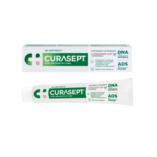 Curasept gel dentifricio ads dna trattamento astringente 75 ml