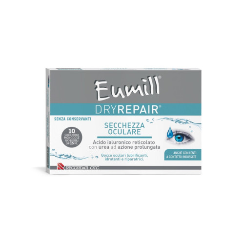 Eumill dryrepair gocce oculari 10 pezzi da 0,5 ml
