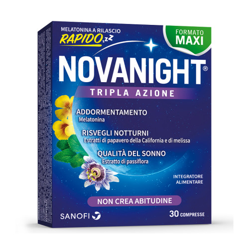 Novanight 30 compresse rilascio radido new
