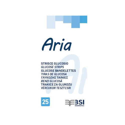 Strisce misurazione glicemia strumento aria 25 pezzi