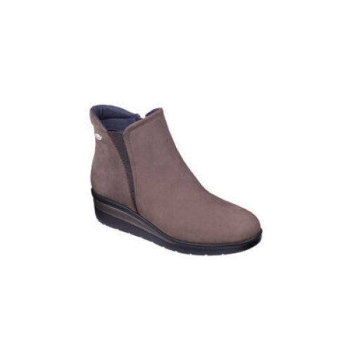 Calzatura enja laces leather+suede woman black 37