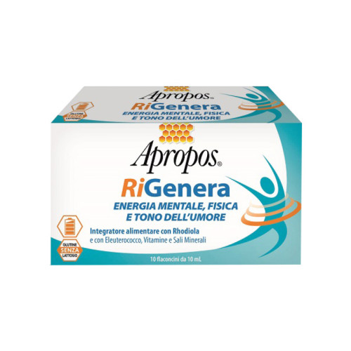 Apropos rigenera energia fisica e mentale 10 flaconcini 10 ml