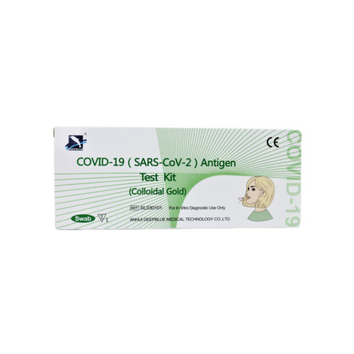 Test antigenico rapido covid-19 deepblue autodiagnostico determinazione qualitativa antigeni sars-cov-2 in tamponi nasali mediante immunocromatografia