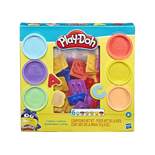 Hasbro play doh forme divertenti lettere