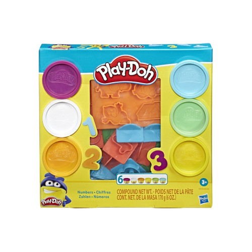 Hasbro play doh forme divertenti numeri