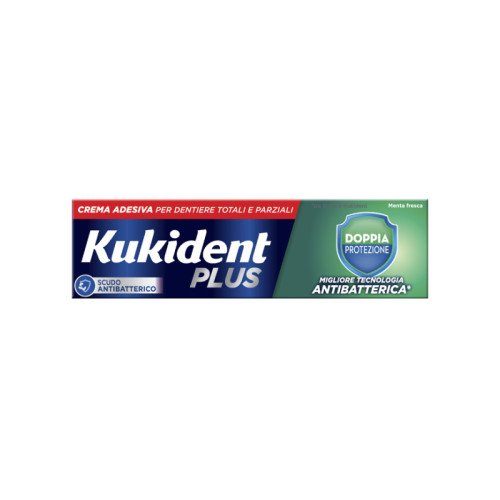 Kukident plus barriera anti-cibo fresco crema adesiva dentiere 40 g
