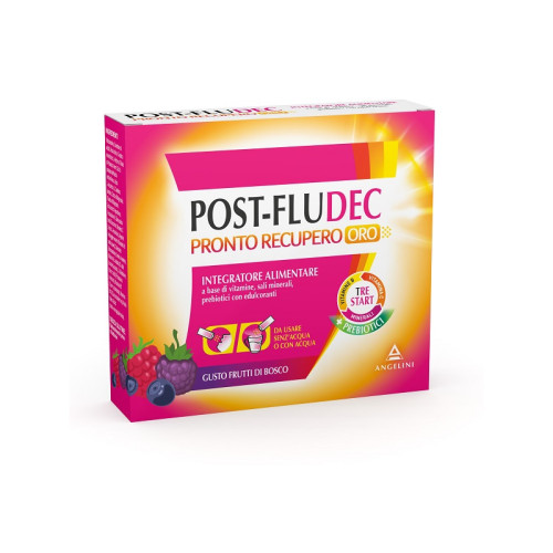 Postfludec frutti di bosco pronto recupero oro 12 bustine
