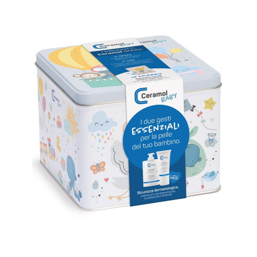 Ceramol baby box 1 ceramol crema base 100 ml + 1 ceramol olio detergente 250 ml