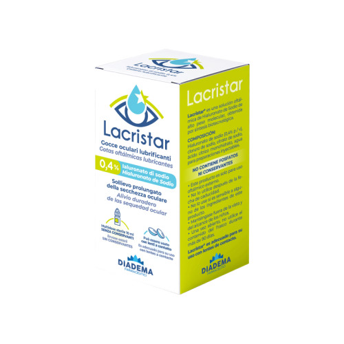 Lacristar gocce oculari lubrificanti 0,4% ialuronato di sodio multidose 10 ml
