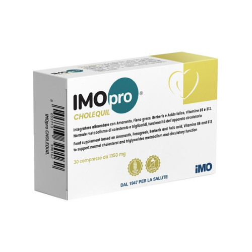Imopro cholequil 30 compresse 1,35 g
