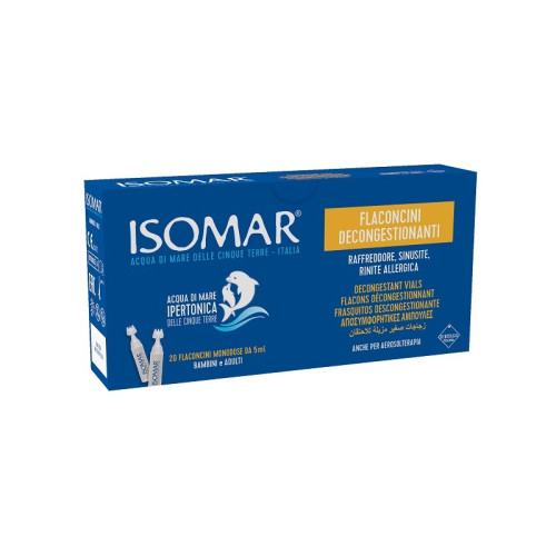 Isomar flaconcini decongestionanti soluzione ipertonica 20 flaconcini 5 ml