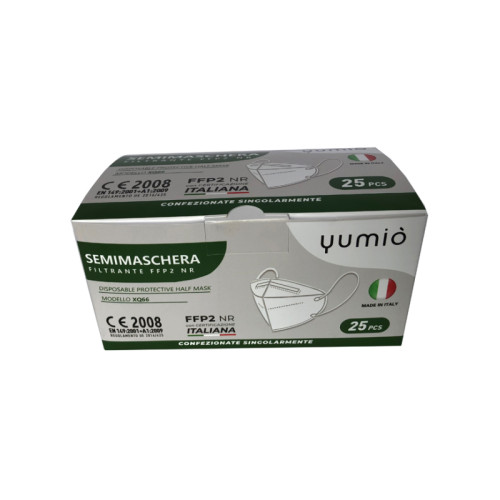 Mascherina semifiltrante xq66 ffp2 nr 25 pezzi