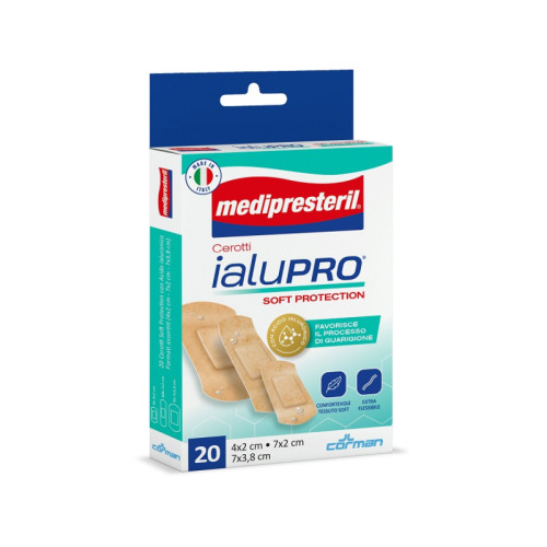 Medipresteril cerotti ialupro soft protection 3 formati assortiti 20 pezzi