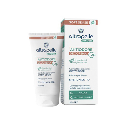 Altrapelle dry & feel deocrema antiodore 24h 50 ml