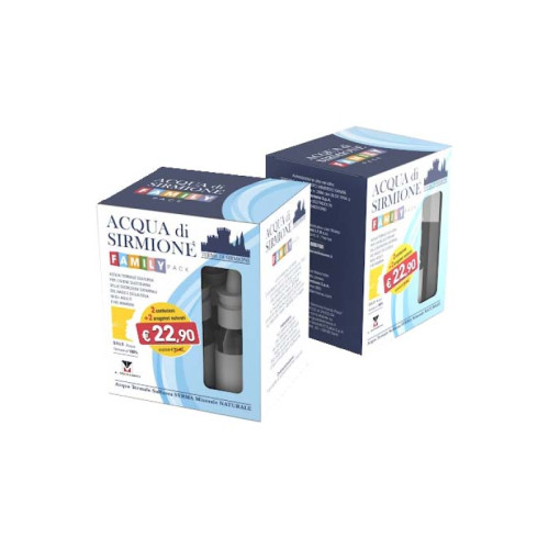 Acqua di sirmione family pack 12 flaconcini da 15 ml