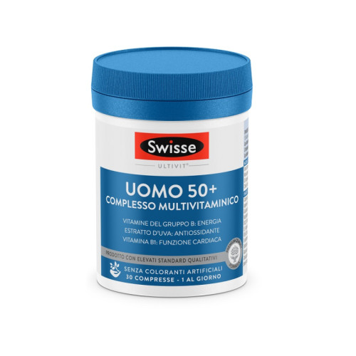 Swisse multivitaminico uomo 50+ 30 compresse