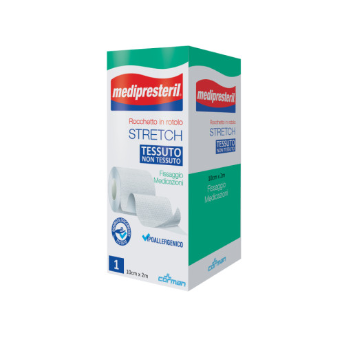 Medipresteril rocchetto rotolo stretch tessuto non tessuto 10 cm x 200 cm